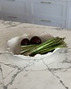 talerze, miski Duża Ceramiczna Misa na Sałaty Pearl White 2