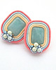 kolczyki soutache Pastelowe prostokąty 1