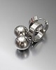 kolczyki srebrne Alloys Collection /Ball silver/ vol. 3 - kolczyki 2