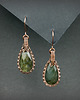 kolczyki wire wrapping Kolczyki z labradorytem 8