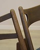 krzesła Komplet czterech krzeseł dębowych, duński design, lata 60, Hans. J. Wegner 8