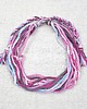 kolie 5914 Naszyjnik handmade w odcieniach różu i fioletu 1