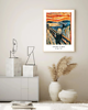 plakaty PLAKAT dekoracyjny , Munch, Krzyk, wystawowy 2