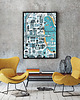 plakaty Plakat Trójmiasto Mapa 1
