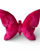 poduszki z grafiką Poduszka Dekoracyjna Motyl Minky Plusz Fuksja 4