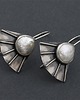 kolczyki wire wrapping z perłami - kolczyki 3