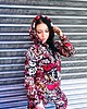 bluza z kapturem damska Damska Bluza z kapturem DR.CROW Graffiti Skull 1