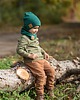 czapki dziecięce Czapka z kominem dziecięca wiosenna - zielony 4