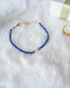 bransoletki z kamieni naturalnych Bransoletka z niebieskich kamieni lapis lazuli 6