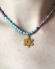 chokery Kolorowy choker z zawieszką 2