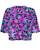t-shirt damskie DR.CROW T-shirt Krótki CROP Cannabis 1