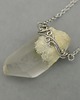naszyjniki - inne Naszyjnik Talizman kryształ górski wire wrapping 1