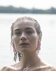 kolczyki z masy plastycznej Kolczyki "Ofelia" róż 2