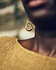 kolczyki pozłacane Kolczyki srebrne MINIMAL earrings MAXI / gold 7