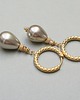kolczyki pozłacane Kolczyki pozłacane Pearls /beige/ perły vol. 6 /15.04.25/  4
