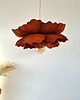 lampy wiszące Rustykalna lampa wisząca - kwiat terakota 1