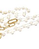 korale Sautoir /white pearls/  naszyjnik 1