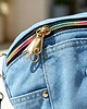 saszetka nerka Nerka niebieska jeans handmade 1