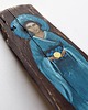 obrazy Anioł Akari, obraz malowany na starej desce drewnie handmade rękodzieło 2