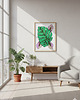 plakaty 8. MONSTERA - rysunek, plakat. 2
