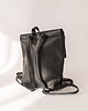 plecaki LINE Black Vegan-Leather Backpack 1