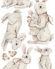 naklejki ścienne do pokoju dziecka Naklejki "Royal Bunnies XL" 2