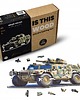 puzzle dla dzieci PUZZLE DREWNIANE MILITARNE 170 elementów JEEP HUMMER L 1