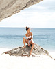 stroje kąpielowe i kostiumy kąpielowe damskie TROPIKO SWIMWEAR - CAPRI BANDEAU TOP white 3