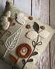 poduszki supły Poduszka kwiaty punch needle boho natural 2