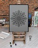 tapety i naklejki ścienne Szablon malarski wielokrotny // BOHO MANDALA 4