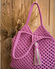 torby na ramię Makramowa torebka Beach Bag M orchidea 4