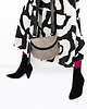 torby na ramię Torebka damska GRAY and PINK Monkey 5