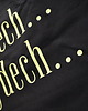 torby na zakupy Bardzo duża bawełniana torba czarna z afirmacją WDECH... WYDECH... 1