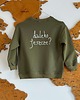 bluzy dla chłopców Bluza dziecięca DALEKO JESZCZE? - zielona 5