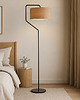 lampy podłogowe Nowoczesna lampa podłogowa do salonu TESALLIA ECO 1