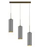 lampy wiszące 3-punktowa lampa wisząca do kuchni BORNEO GOLD 9