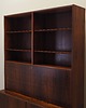 regały i półki Biblioteczka palisandrowa, duński design, lata 70,  Carlo Jensen, Hundevad 3