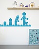 naklejki ścienne do pokoju dziecka Naklejki na ścianę Lego Ewolucja Ludzik 1