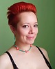 chokery Koral, perła, magnezyt - naszyjnik - choker - turkusowo-pomarańczowy 1