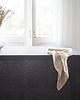 obrusy i serwetki Lniany obrus z listwą  heavy linen CHARCOAL 4