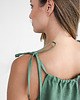 sukienki midi damskie Lniana Sukienka FLORA MIDI eucalyptus green 4