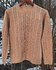 swetry damskie  Sweter z kaszmiru 100% karmelowy warkocz kaszmirowy sweter 1