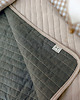 koce i narzuty Vintage stripes antracyt  - narzuta 2