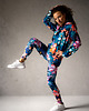 bluza z kapturem damska Damska Bluza Expres Zamek DR.CROW Colorful Flowers 1
