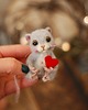 figurki i rzeźby Zakochana Mysz -mini 4