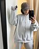bluza bez kaptura damska Bluza Bomber grey na zamek 3