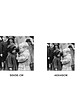 fotografia Plakat Vintage - Dzieci pijące z jednej butelki 2