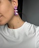 kolczyki z masy plastycznej Kolczyki FLORKI gradient 3