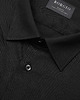 koszule męskie Koszula męska 00363 długi rękaw czarna slim fit 164/170 38 2