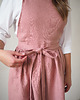 fartuchy kuchenne Lniany fartuszek retro DUSTY PINK 2